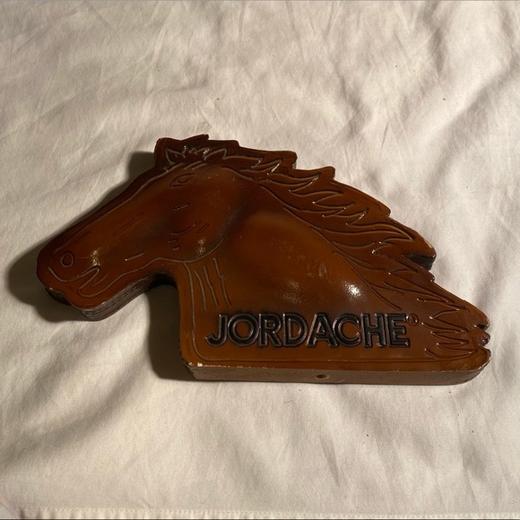Vintage Jordache Wooden Horse Promo Sign - Picture 10 of 10